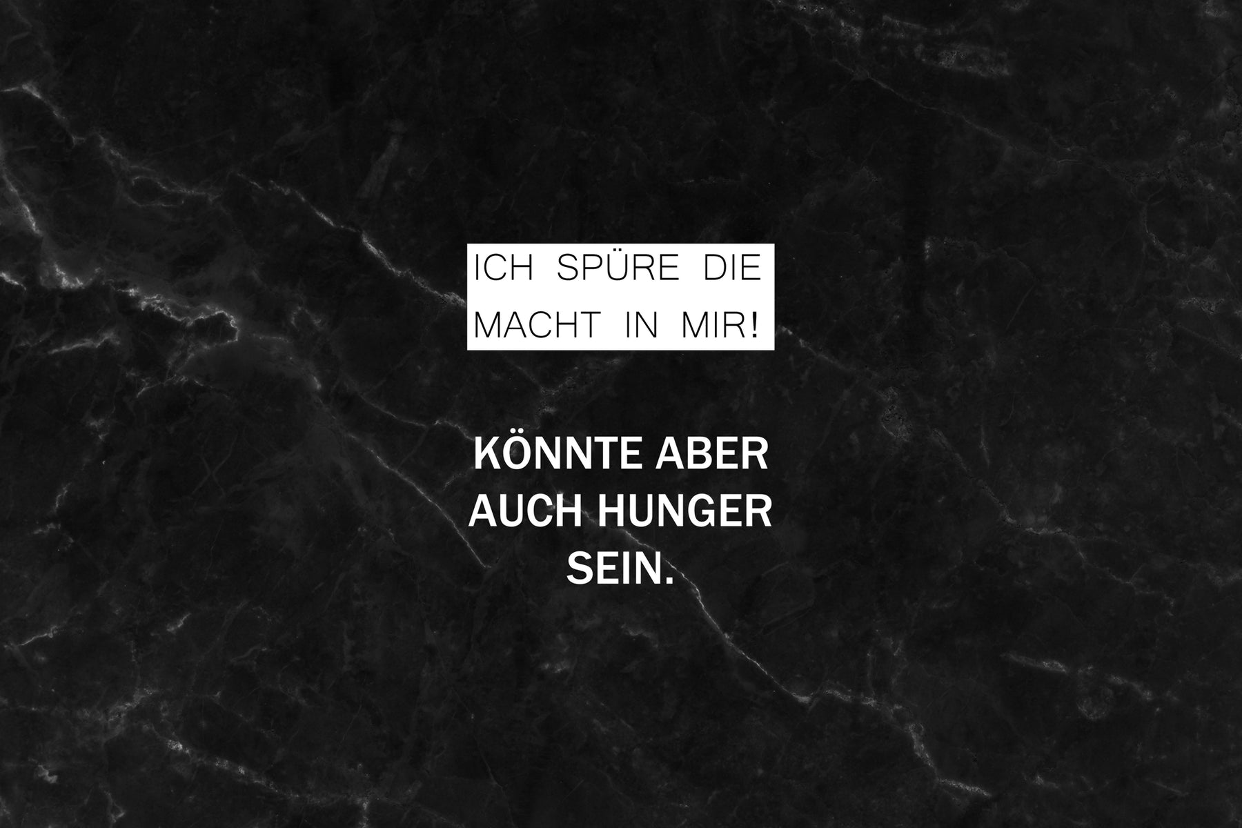 Ich Spüre die macht in mir!