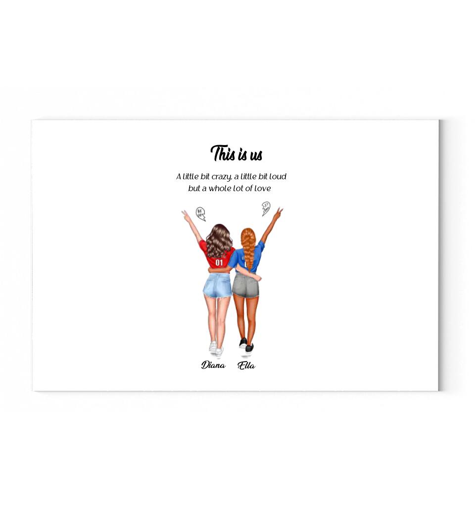 Best Friend Personalized Canvas