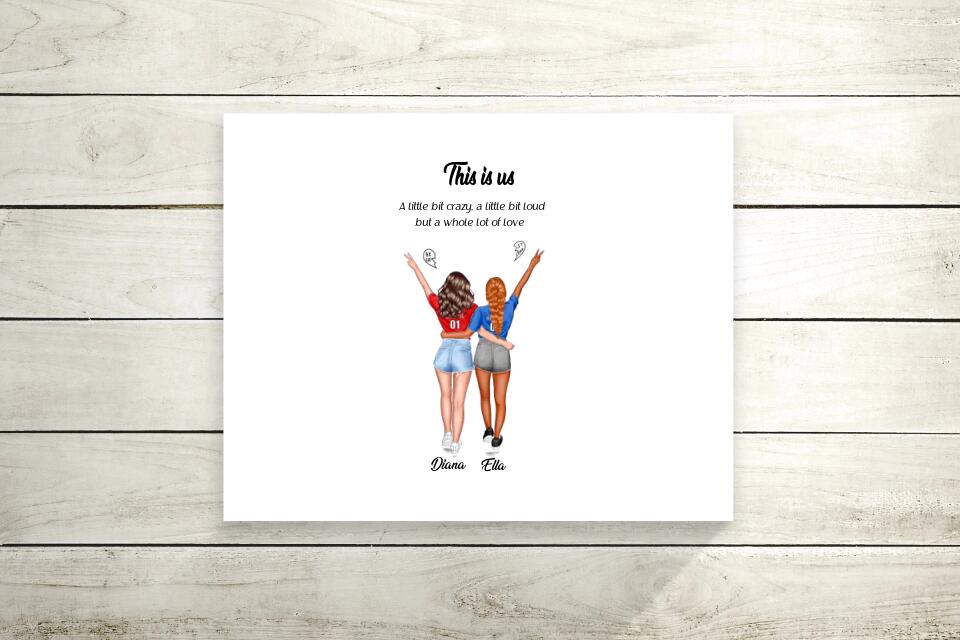 Best Friend Personalized Canvas