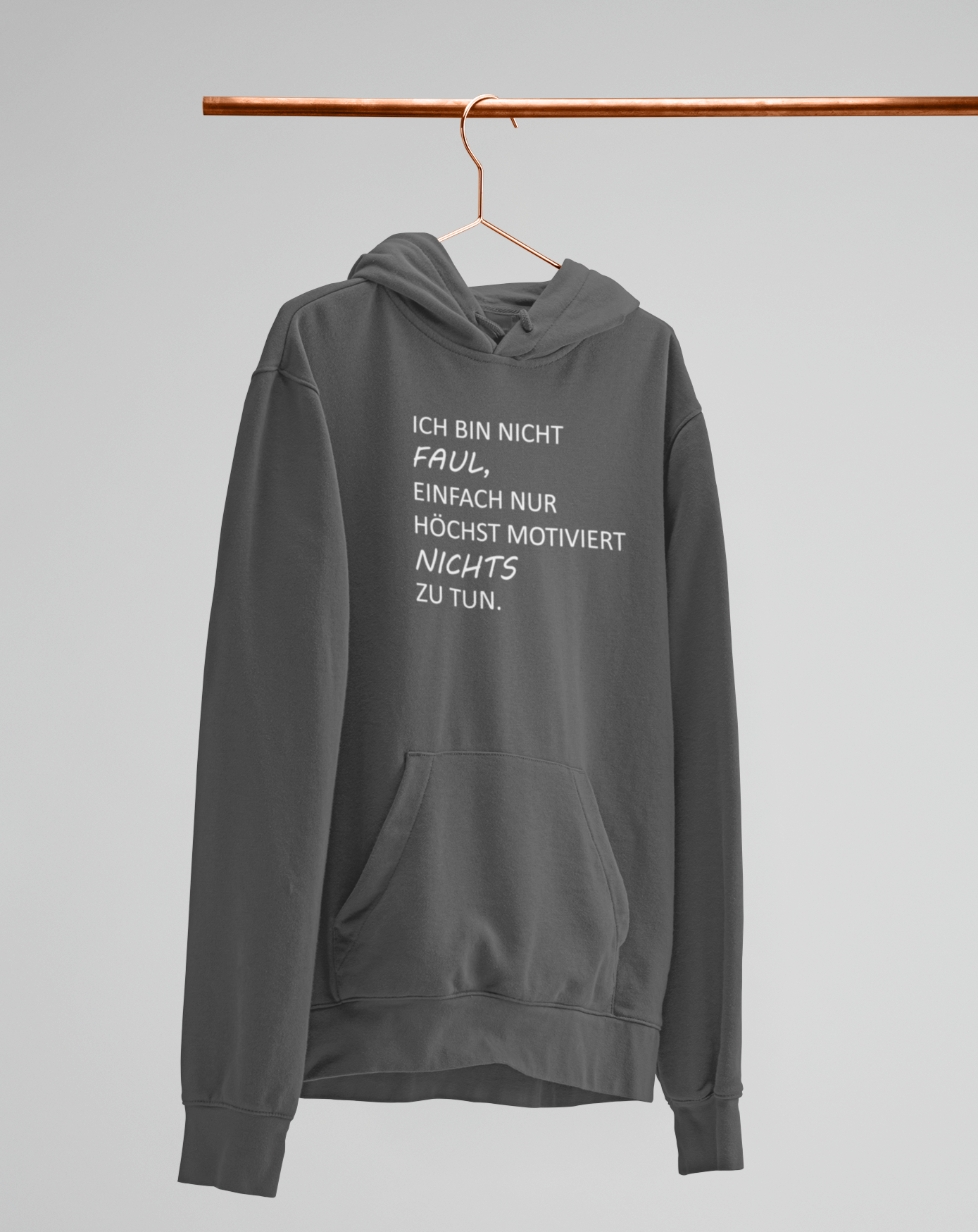 Ich bin nicht faul!  - Unisex Kapuzenpullover Hoodie