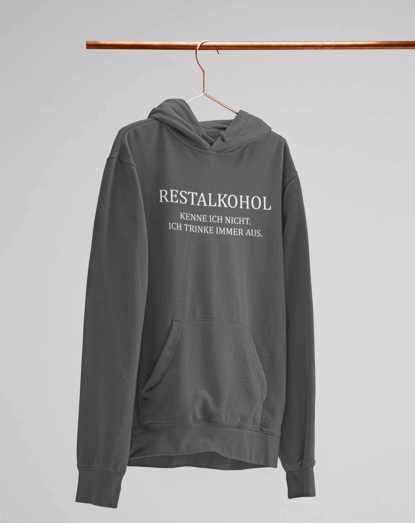 Restalkohol, kenne ich nicht!  - Unisex Kapuzenpullover Hoodie