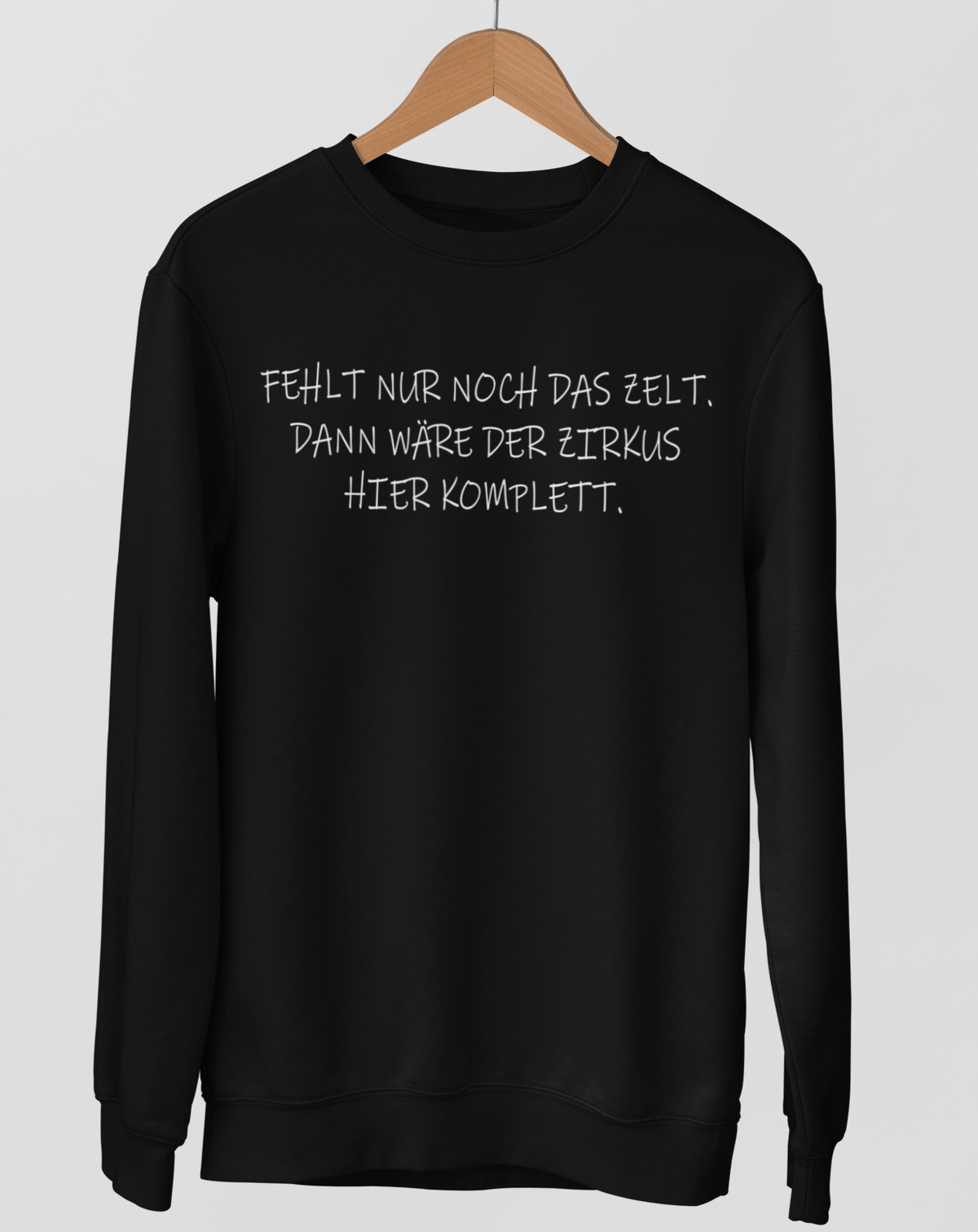 Fehlt nur noch das Zelt.  - Unisex Pullover