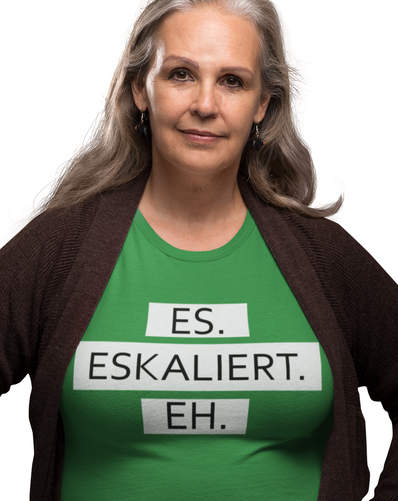 Es. Eskaliert. Eh.  - Damenshirt